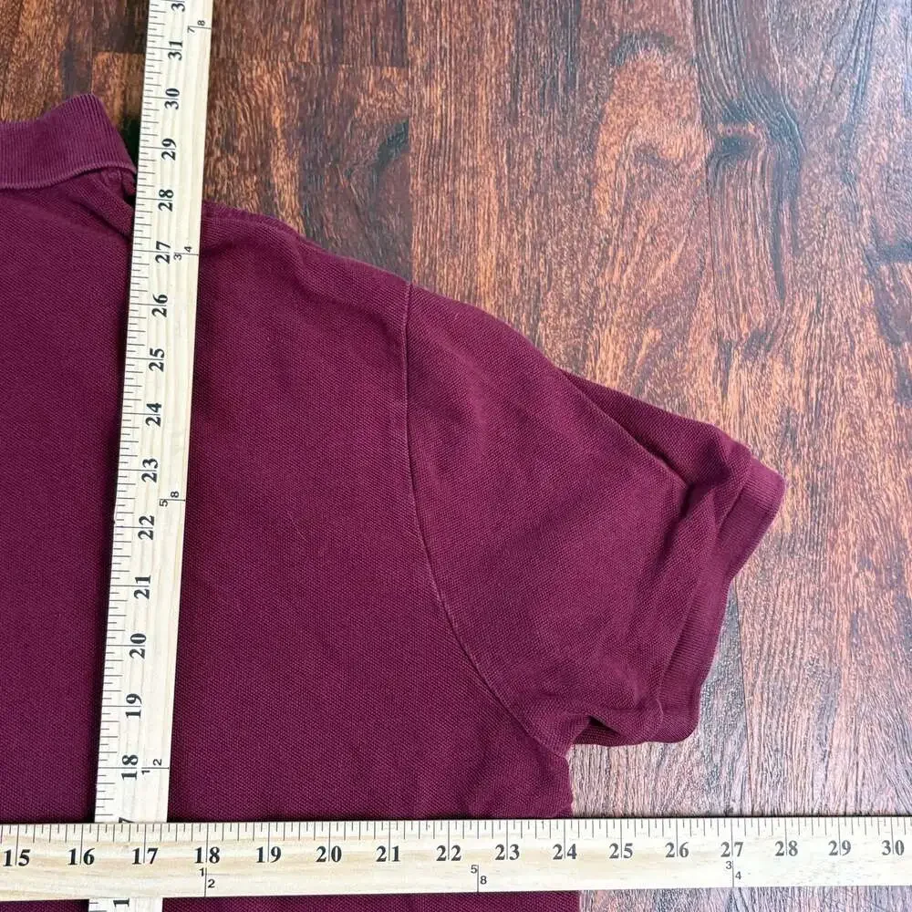 Polo Ralph Lauren Custom Slim Fit Polo Shirt XXXL Burgundy Embroidered Pony